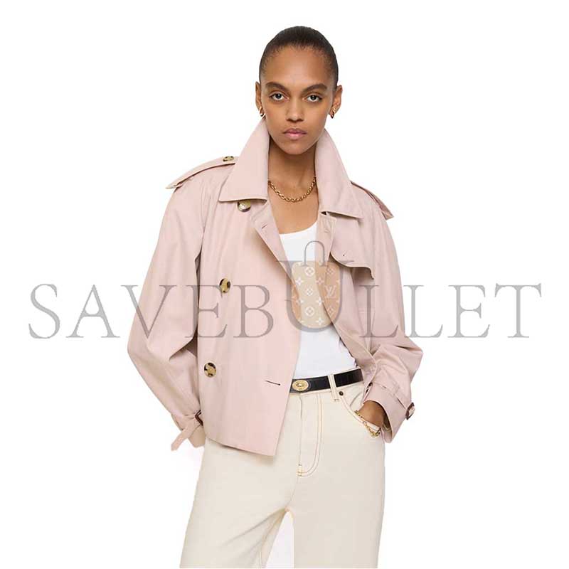 BURBERRY CROPPED-TRENCHJACKE MAYFAIR AUS TROPENGABARDINE P81264701